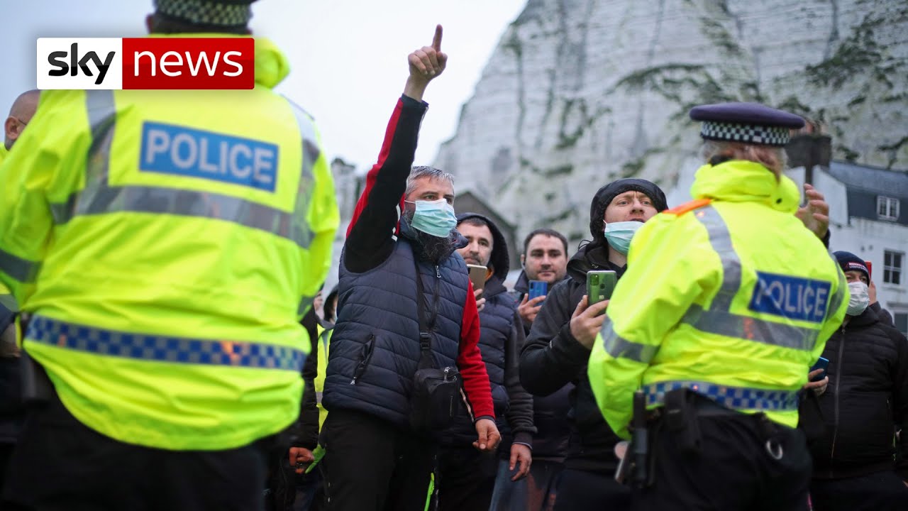 COVID-19: Mobile testing station set up at Port of Dover