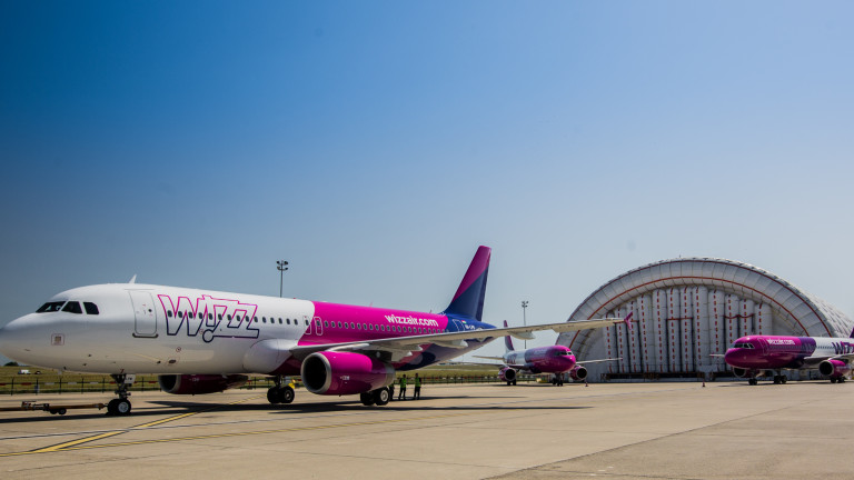 Wizz Air отменя всички полети между България и Великобритания днес и утре