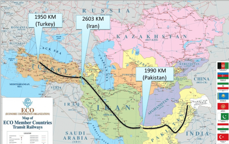 „Грандиозен“ железопътен проект свързва Китай с Иран, Пакистан и Турция